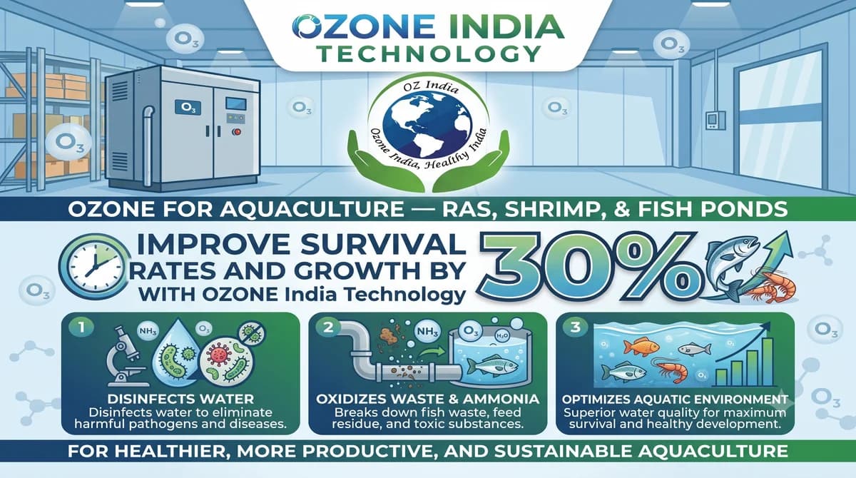 Ozone Generator for Aquaculture and Fish Farming