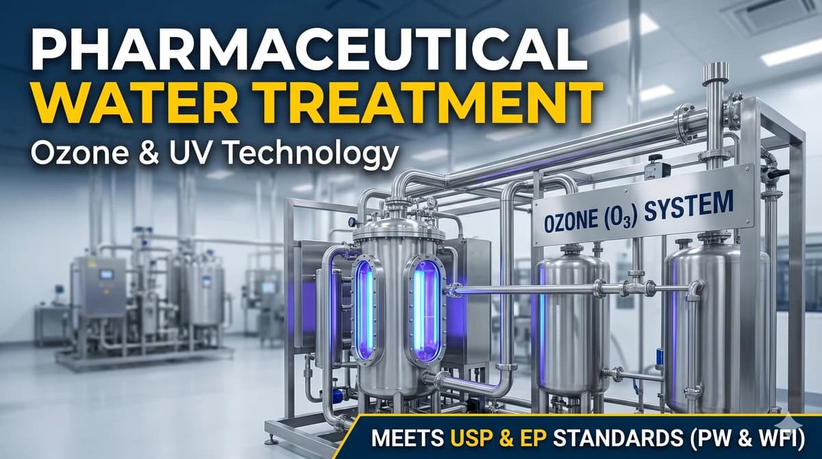 Pharmaceutical Water Treatment — ozone treatment by Ozone India Technology