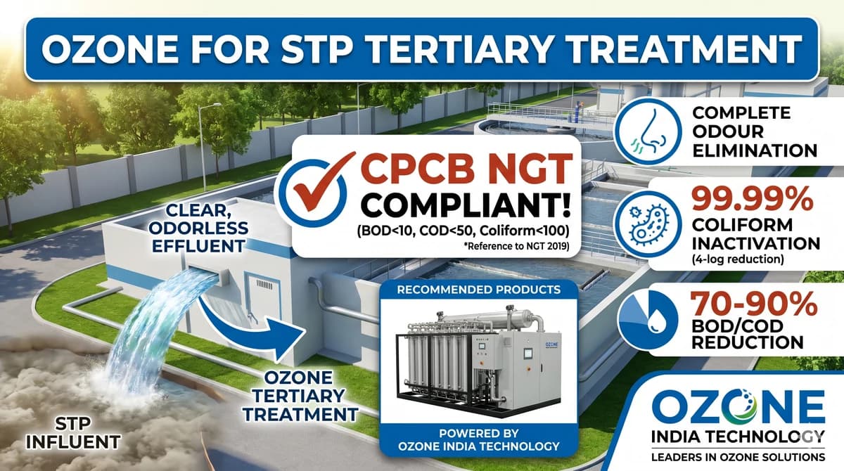 Sewage Treatment Plant (STP) — ozone treatment by Ozone India Technology