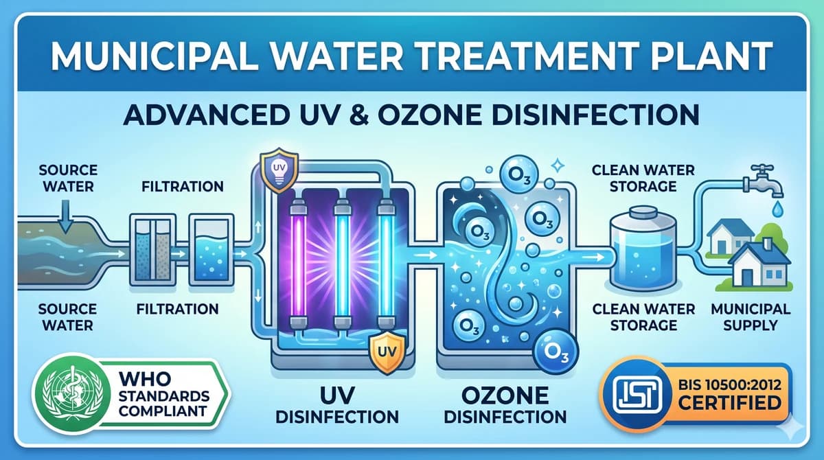 Ozone Generator in Water Treatment Plant (WTP)