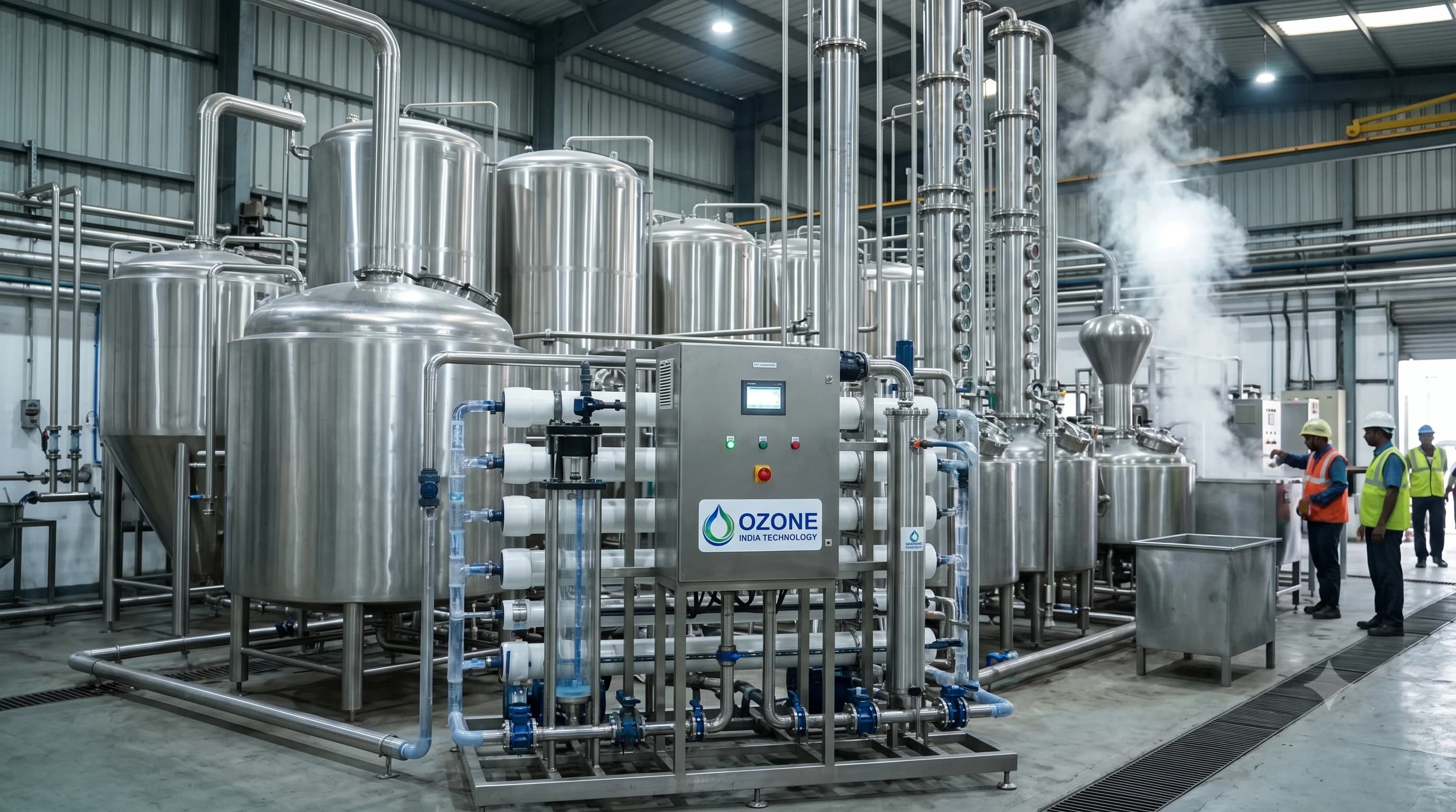 ozone for brewery — Ozone India Technology installation
