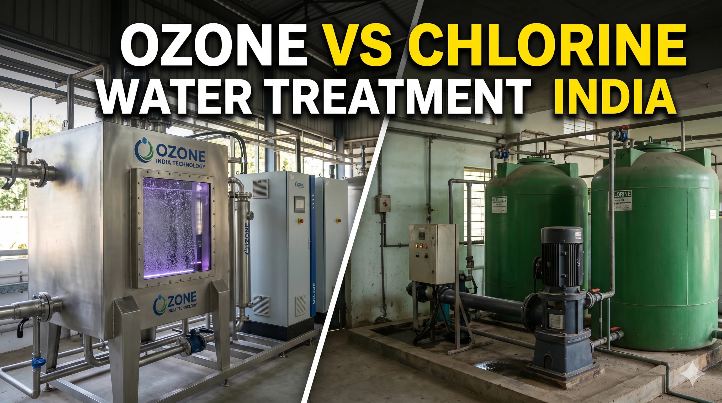 Ozone vs Chlorine Water Treatment India | WHO BIS Guide — Ozone India Technology