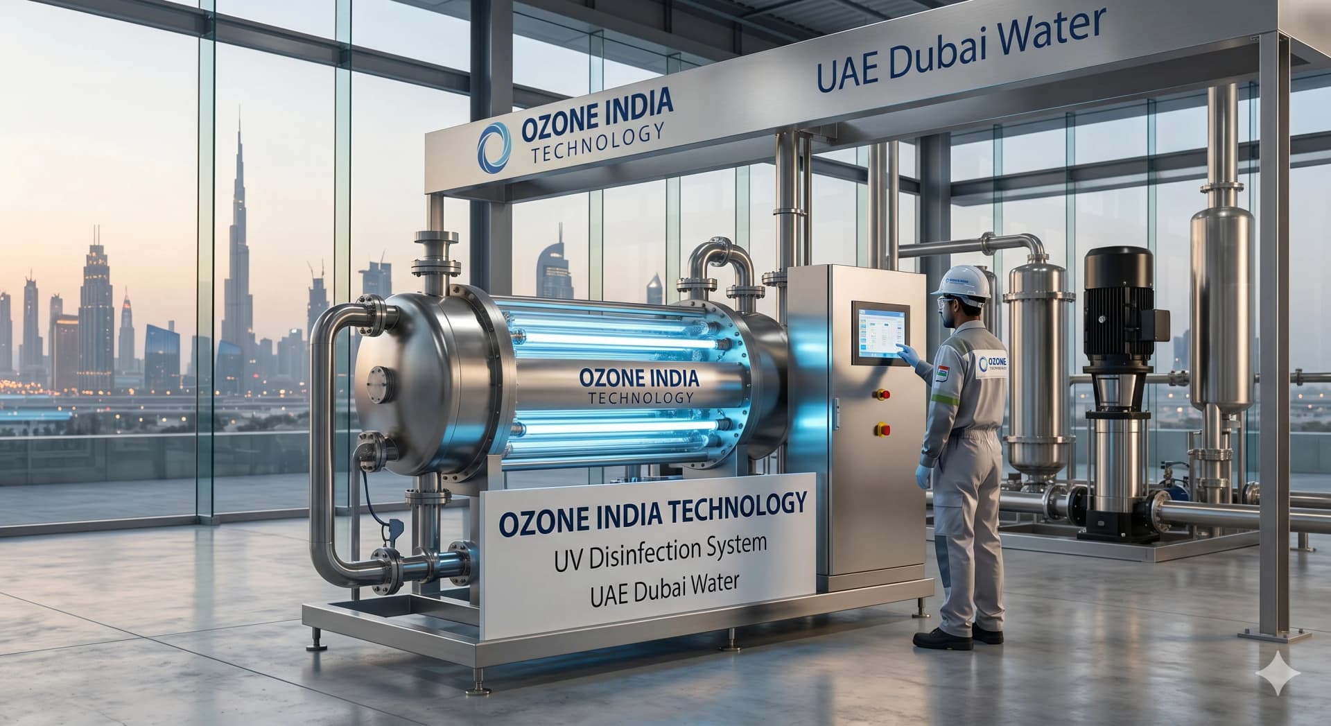UV Disinfection System UAE Dubai Water Treatment | CE ISO — Ozone India Technology
