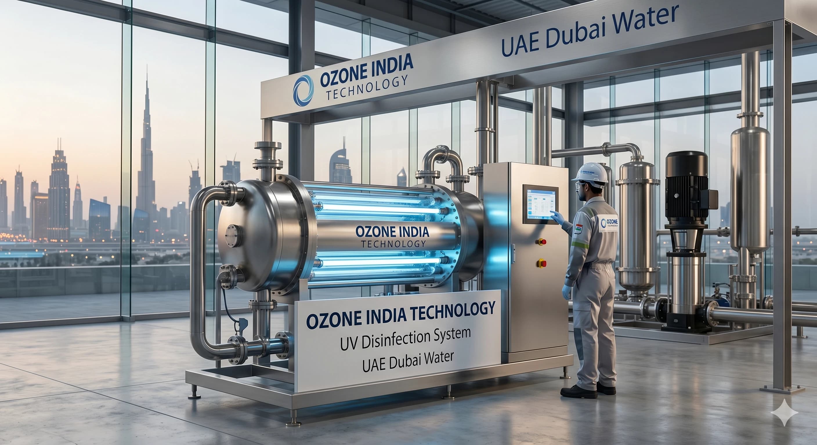 UV Disinfection System UAE Dubai Water Treatment | CE ISO — Ozone India Technology