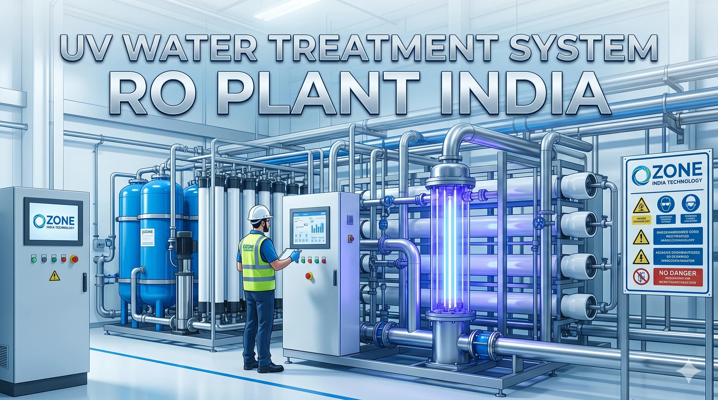 UV Water Treatment System RO Plant India | BIS IS 10500 CE — Ozone India Technology
