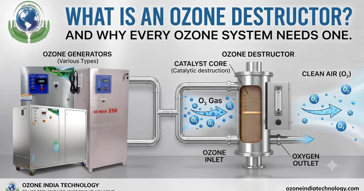 What is an Ozone Destructor? Why Every Ozone System Needs One | Ozone India Technology — Ozone India Technology