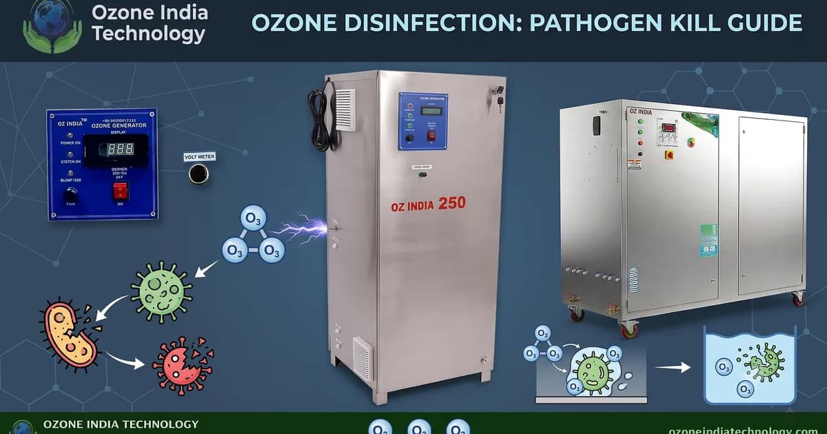 What is Ozone Disinfection? How Ozone Kills Bacteria & Pathogens | OZ India Technology — Ozone India Technology
