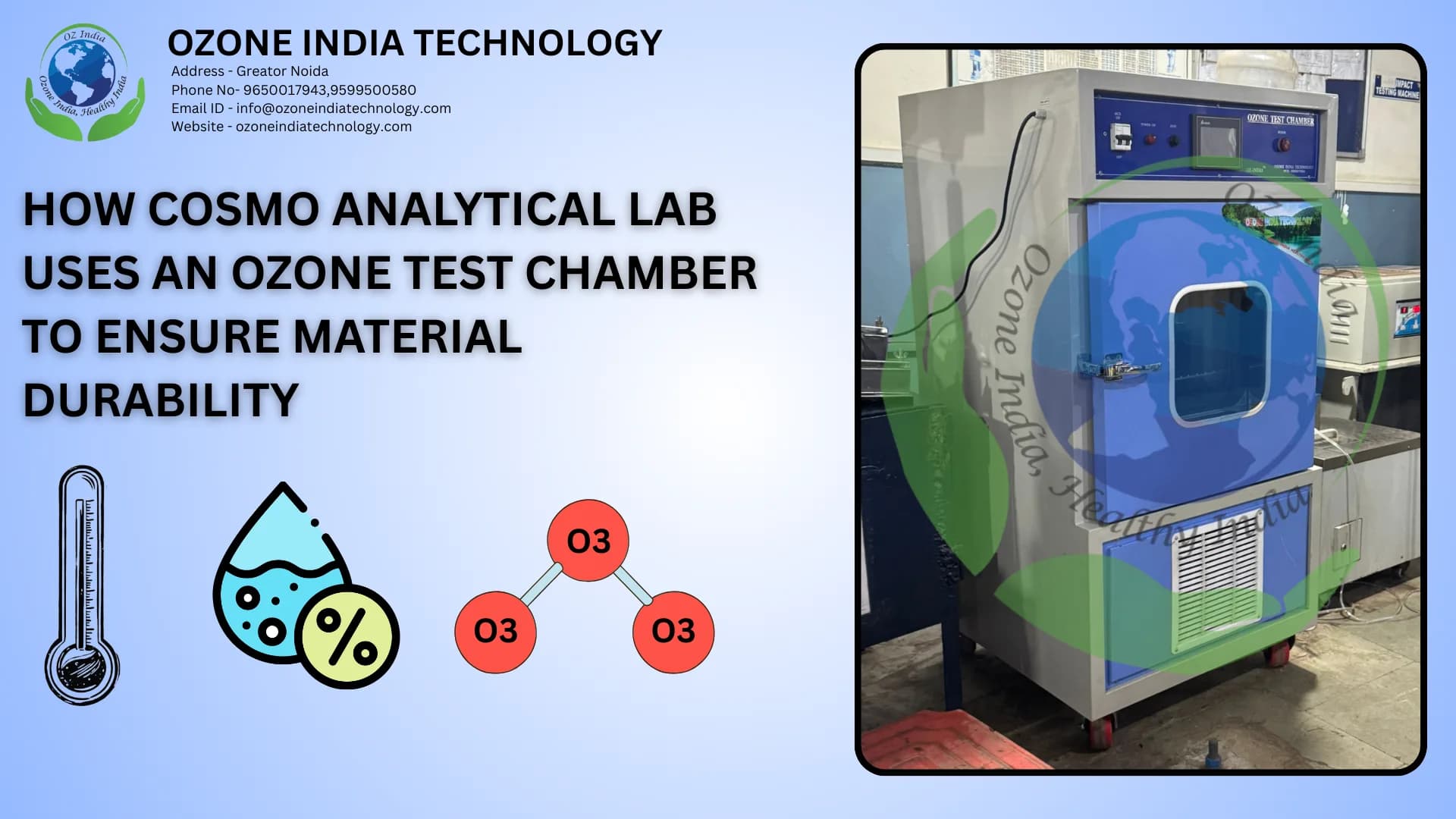 How Cosmo Analytical Lab Uses an Ozone Test Chamber to Ensure Material Durability