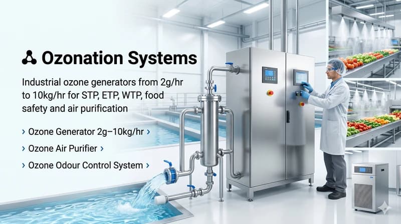 Industrial ozone generators and accessories — Ozone India Technology