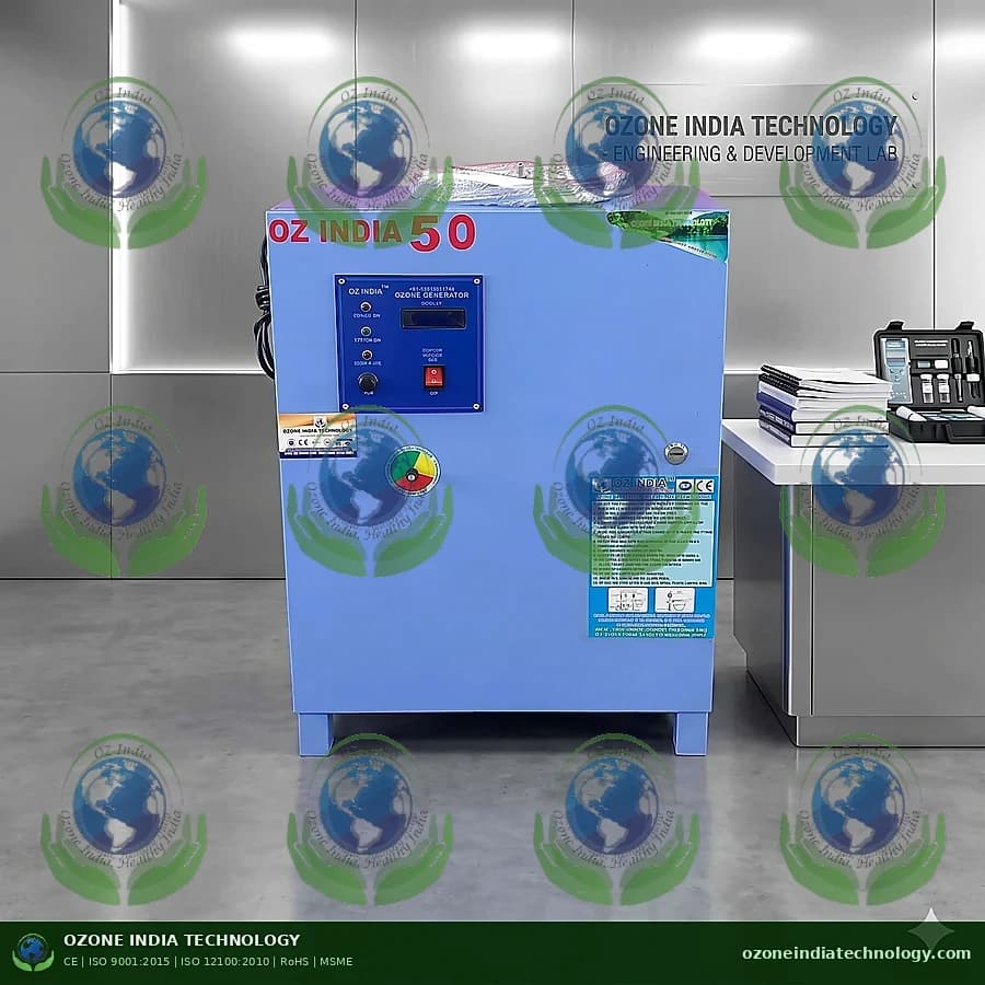 Ozone Generator — 50g/hr Heavy Industrial — CE & ISO certified | Ozone India Technology