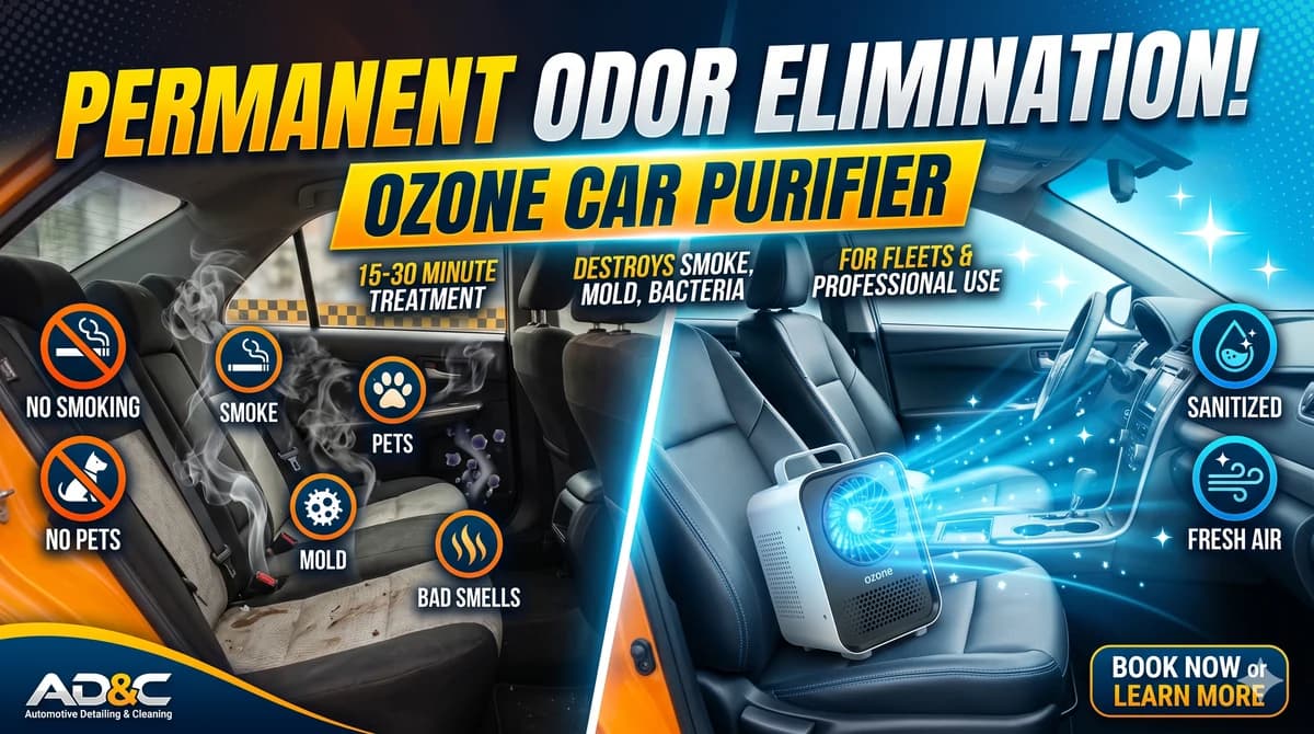 Ozone Generator in Automotive Detailing and Cleaning