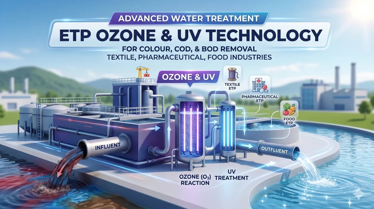 Effluent Treatment Plant (ETP) — ozone treatment by Ozone India Technology