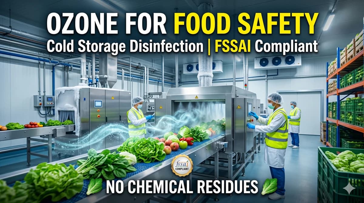 Food Processing and Safety — ozone treatment by Ozone India Technology