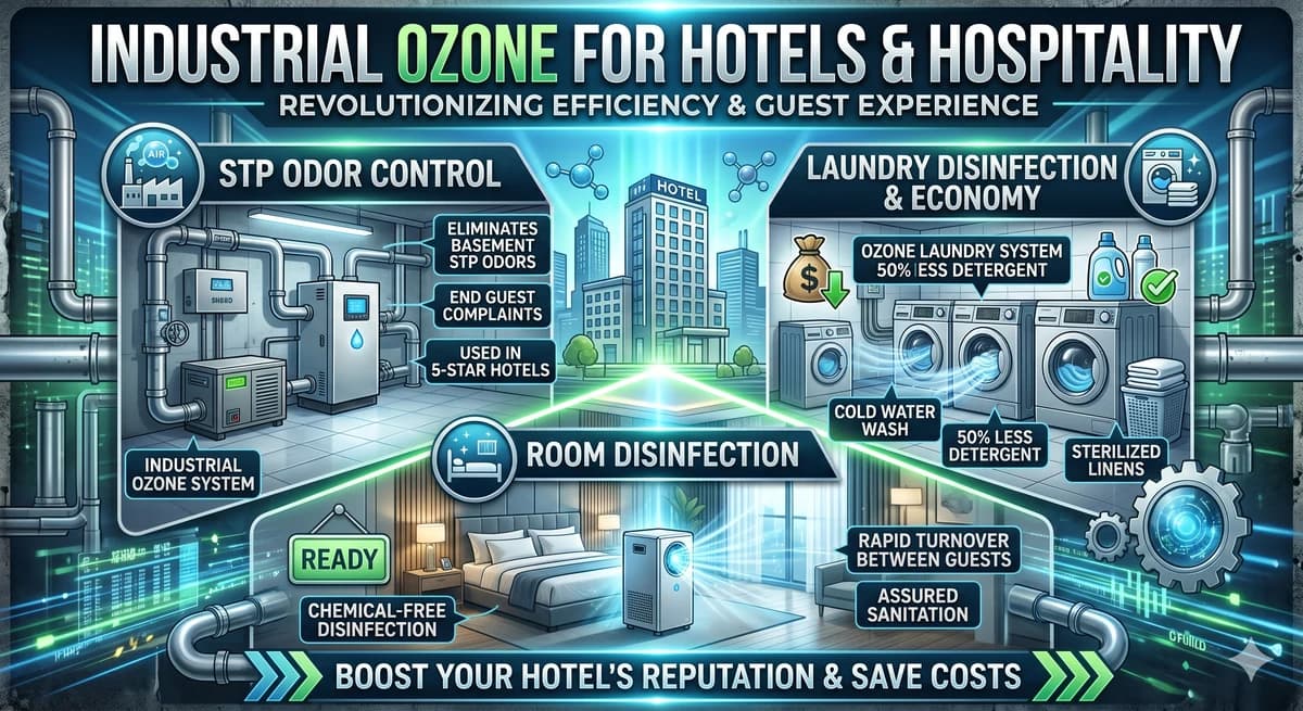Hotel and Hospitality — ozone treatment by Ozone India Technology