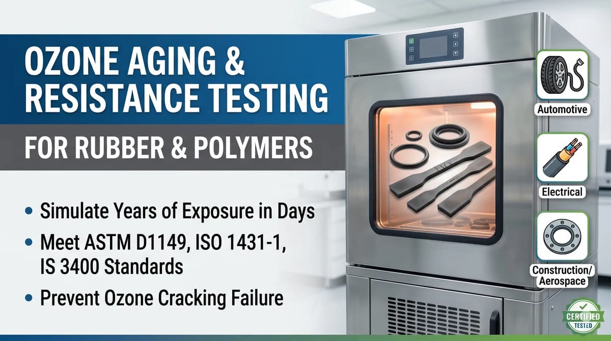 Rubber and Polymer Testing — ozone treatment by Ozone India Technology