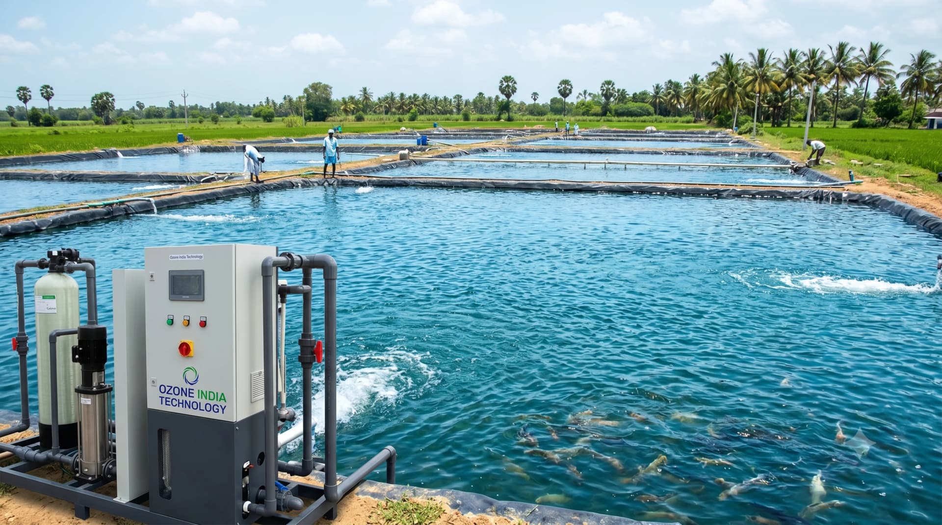 Ozone Generator Aquaculture Fish Farm Shrimp India | MPEDA — Ozone India Technology