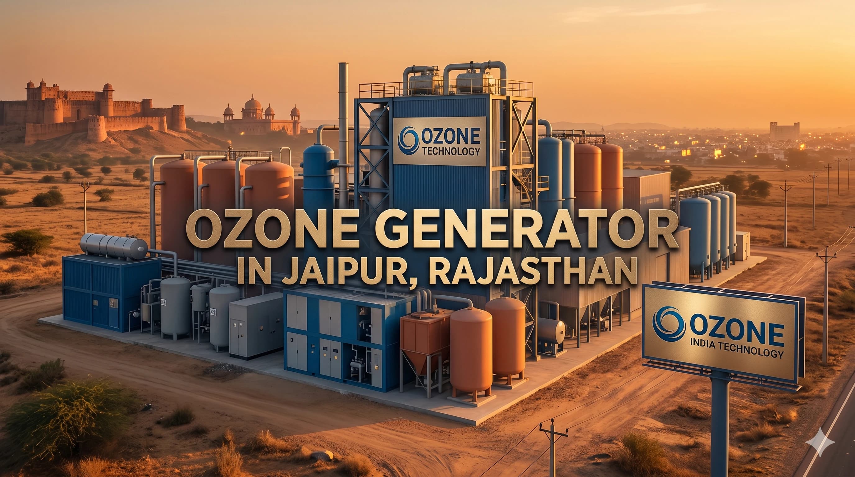 Ozone Generator Jaipur Rajasthan — CE Certified Industrial Water Treatment — Ozone India Technology