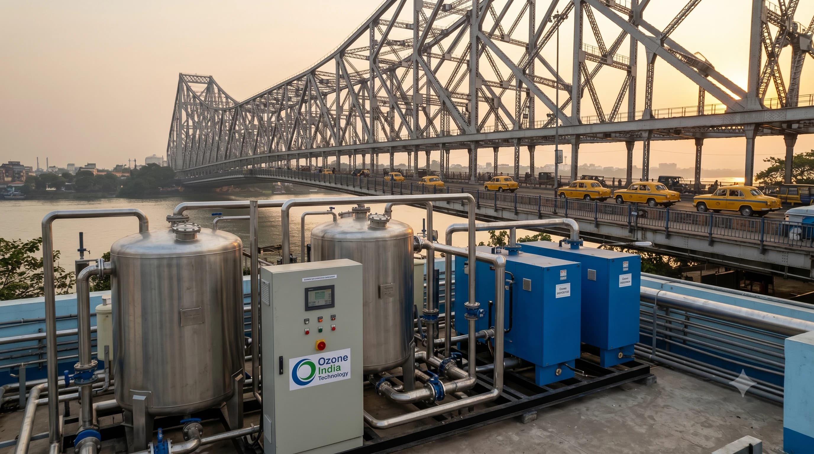 Ozone Generator Kolkata West Bengal — CE Certified Industrial Water Treatment — Ozone India Technology