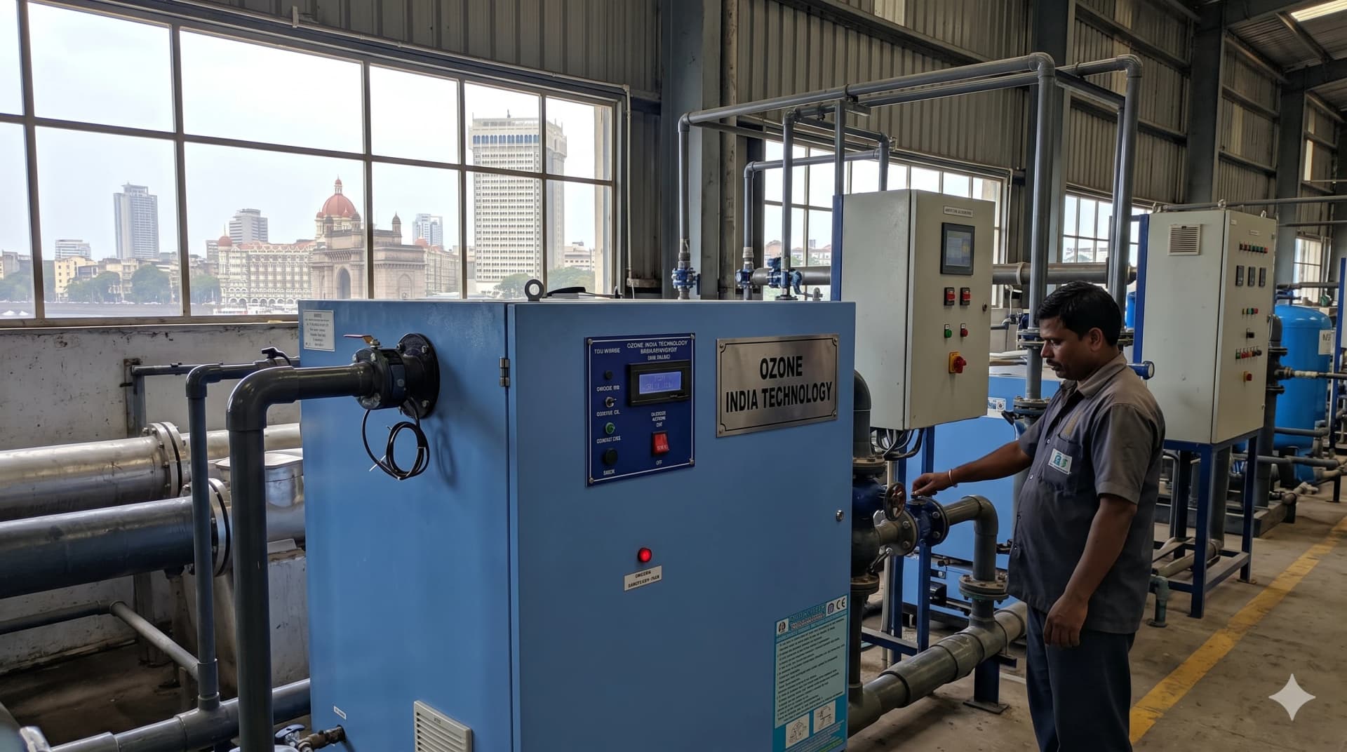 Ozone Generator Mumbai India — CE Certified Industrial Water Treatment — Ozone India Technology