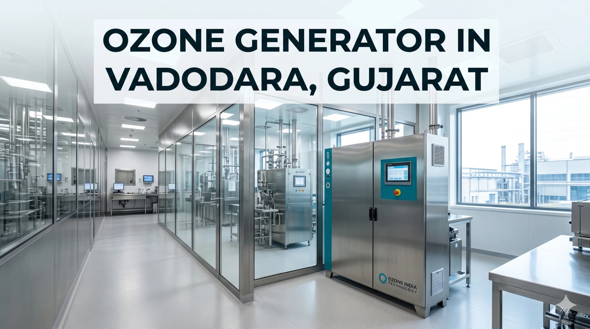 Ozone Generator Vadodara Gujarat — CE Certified Industrial Water Treatment — Ozone India Technology