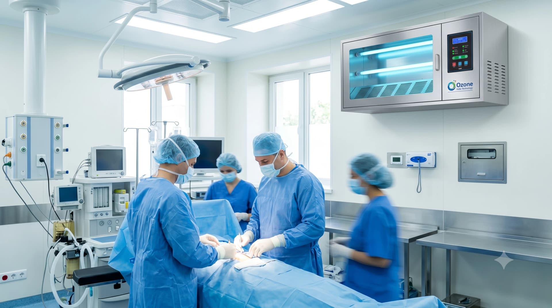 UV Air Sterilizer Hospital Operation Theatre India | NABH — Ozone India Technology