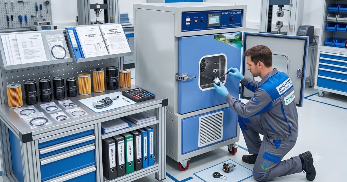 Ozone Test Chamber Modification for German Automotive Manufacturer — MAHLE Filter Systems Gurgaon | DIN ISO | CE — Ozone India Technology