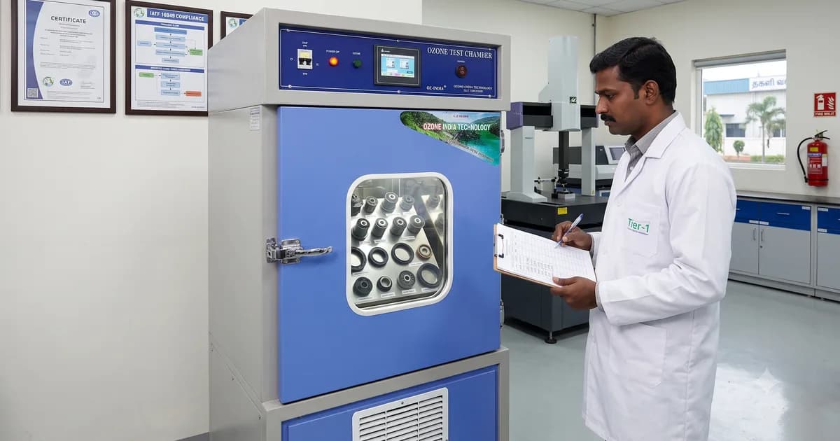 Ozone Test Chamber for Hyundai Automotive Supplier Tamil Nadu — Mobis India Sriperumbudur | ₹6.2L | CE ISO Certified — Ozone India Technology