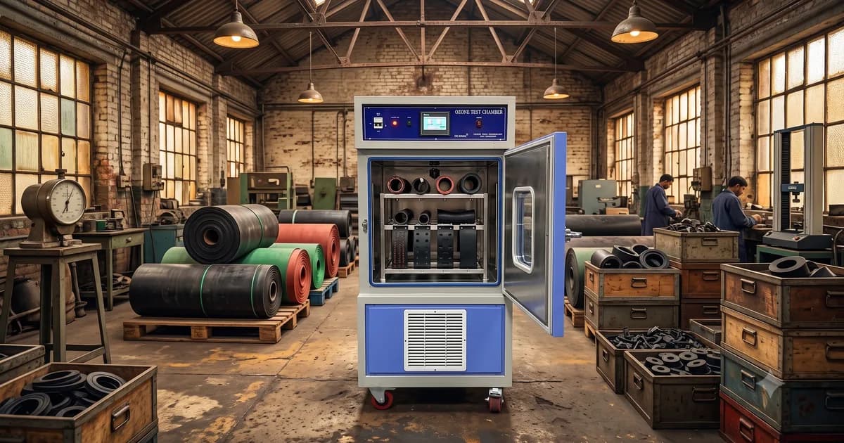 Ozone Test Chamber for Rubber Goods Manufacturer Howrah — Phoenix Rubber Works | OZ-INDIAOTC-125 | CE ISO Certified — Ozone India Technology