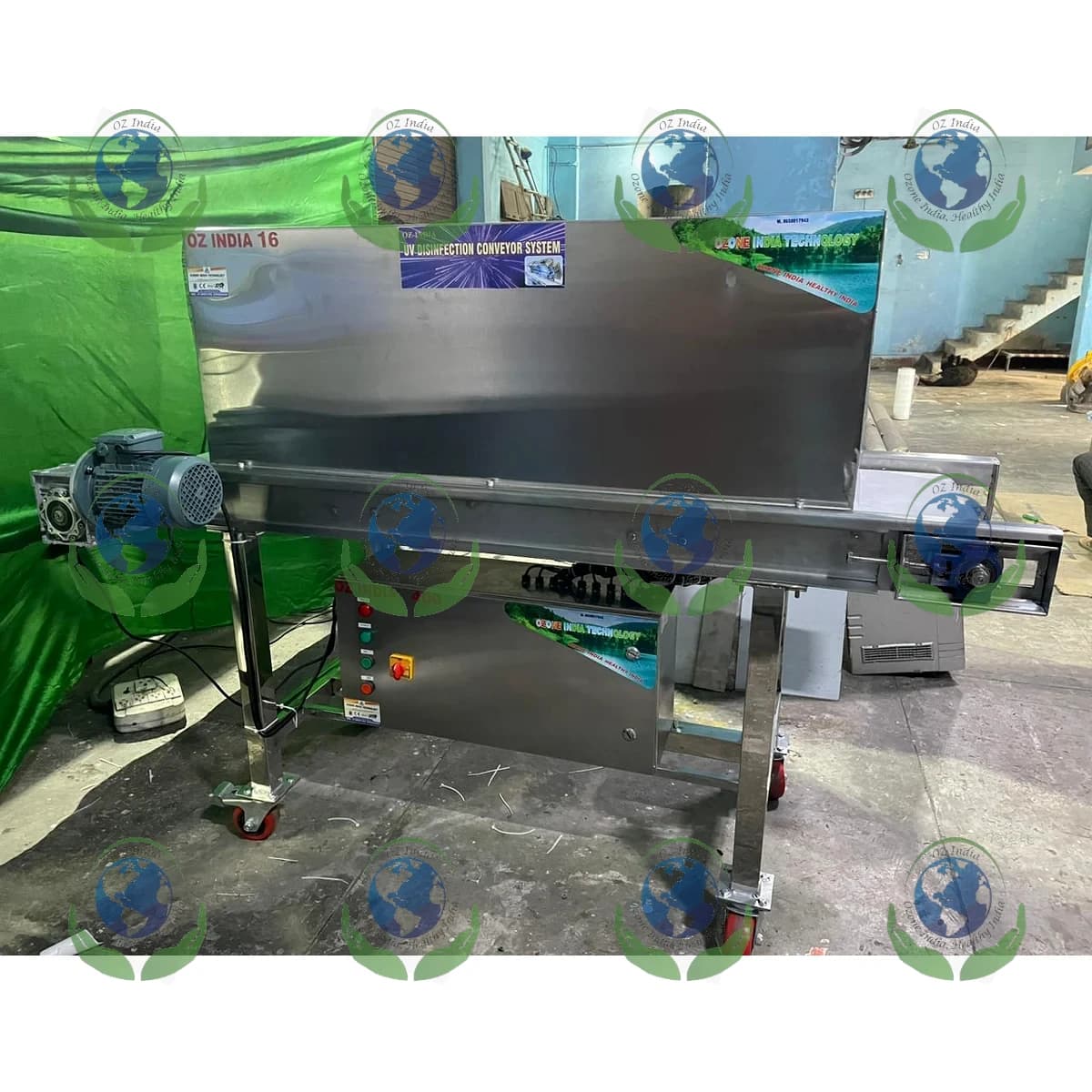 UV Conveyor Sterilization System by Ozone India Technology