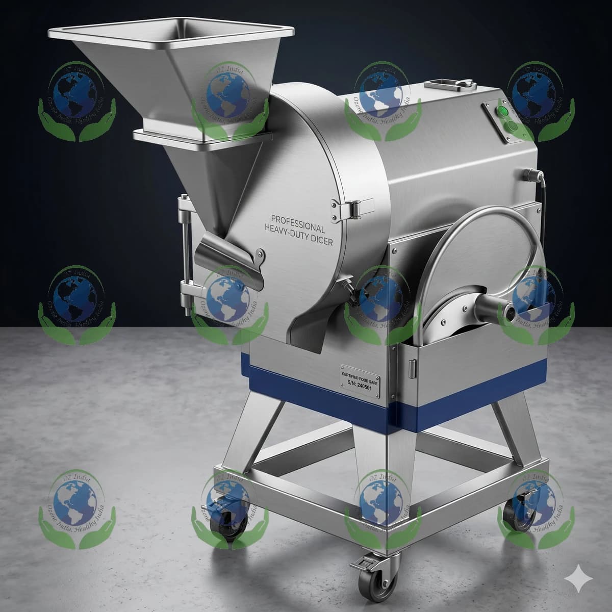 Vegetable Slicing Machine by Ozone India Technology